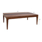 A&B Home Sierra 71" x 30" Bundle of 2 Rectangular Brown Wooden Dining Table