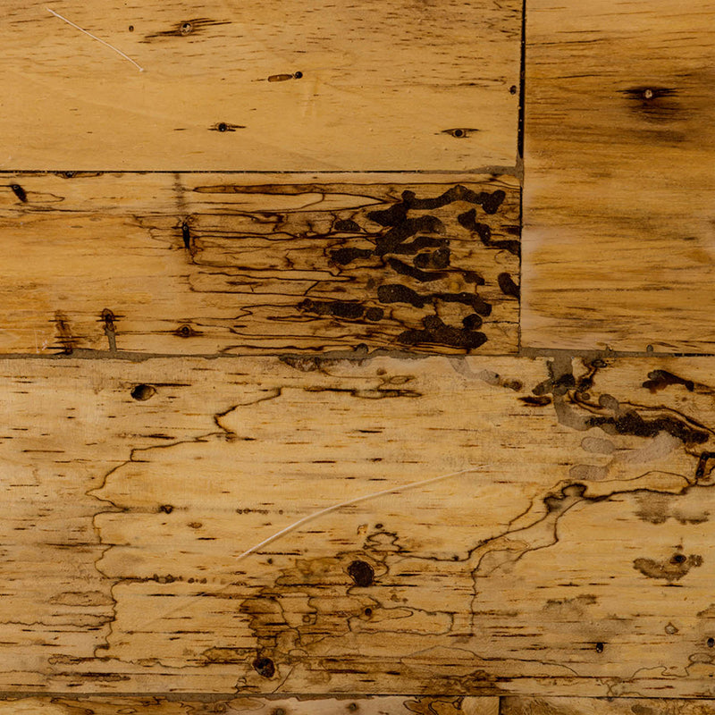 A&B Home Urban Industrial 32" x 30" Bundle of 3 Wooden Tabletop Matte Black Legs Side Table