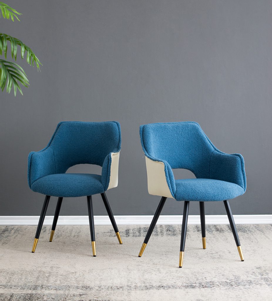 Set of two velvet chairs new arrivals