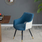 A&B Home Venera 23" x 34" Set of Two Bundle of 6 Blue Velvet Dining Chairs