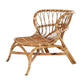 A&B Home Whitetaker 28" x 28" Bundle of 12 Natural Rattan Woven Armless Chair