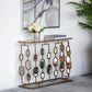 A&B Home Wynland 39" x 30" Bundle of 7 Rectangular Gold Mirror-Accented Console Table