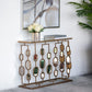A&B Home Wynland 39" x 30" Bundle of 8 Rectangular Gold Mirror-Accented Console Table