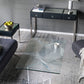 A&B Lucent Home 45" x 30" Bundle of 3 Rectangular Clear Tabletop With Glass Coffee Table