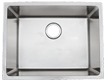 ADA Large Single Style 31" Stainless Steel Kirchen Sink by Chemcore Industries