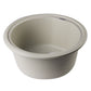 ALFI Brand AB1717DI-B Biscuit 17" Drop-In Round Granite Composite Kitchen Prep Sink