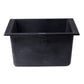 ALFI Brand AB1720UM-BLA Black 17" Undermount Rectangular Granite Composite Kitchen Prep Sink