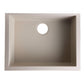 ALFI Brand AB2420UM-B Biscuit 24" Undermount Single Bowl Granite Composite Kitchen Sink