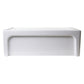 ALFI Brand AB3018ARCH-W 30" White Arched Apron Thick Wall Fireclay Single Bowl Farm Sink