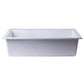 ALFI Brand AB3020DI-W White 30" Drop-In Single Bowl Granite Composite Kitchen Sink