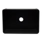 ALFI Brand AB3020SB-BM 30 inch Black Reversible Single Fireclay Farmhouse Kitchen Sink