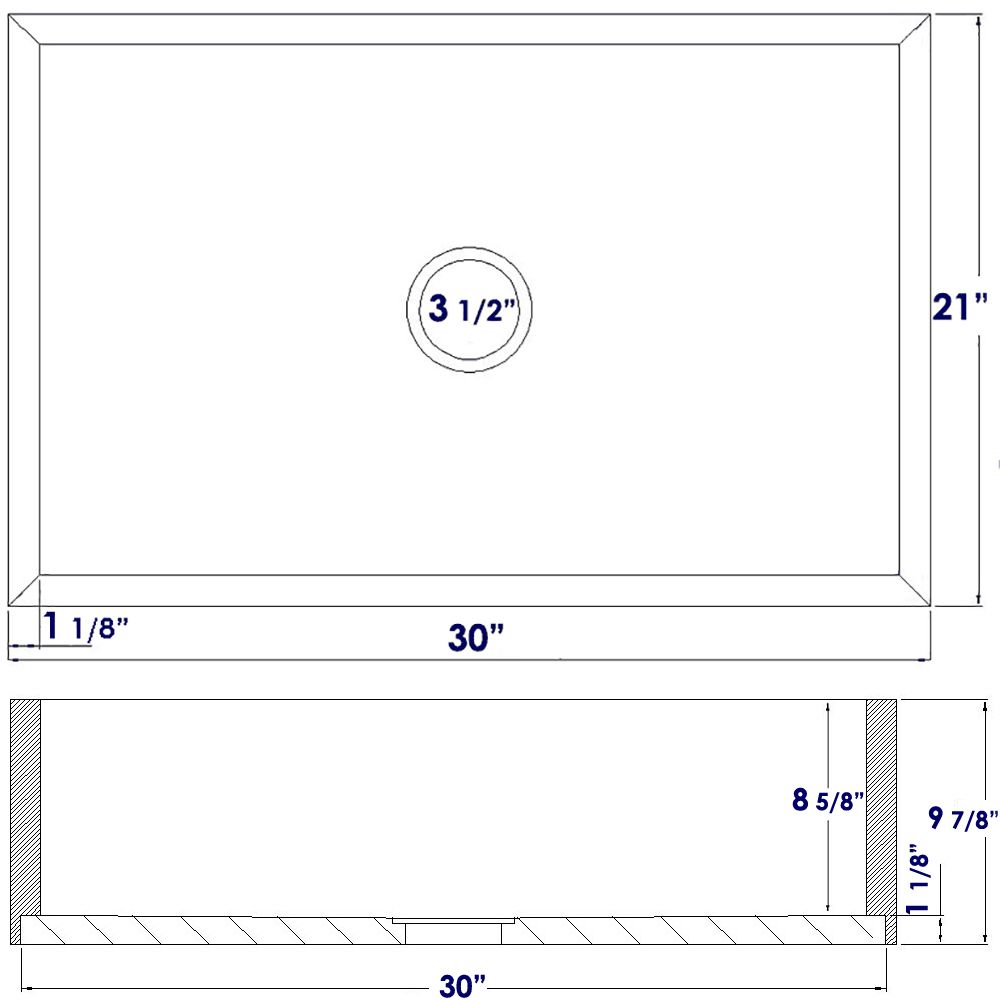 ALFI Brand AB3021 30" Single Bowl Bamboo Kitchen Farm Sink