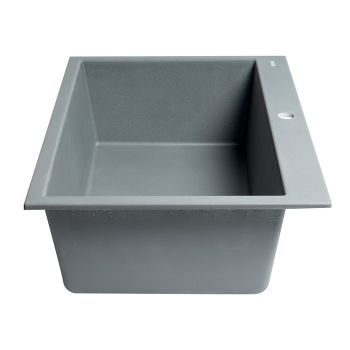 ALFI Brand AB3322DI-T Titanium 33" Single Bowl Drop In Granite Composite Kitchen Sink