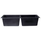 ALFI Brand AB3420UM-BLA Black 34" Undermount Double Bowl Granite Composite Kitchen Sink