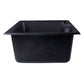 ALFI Brand AB3520DI-BLA Black 35" Drop-In Single Bowl Granite Composite Kitchen Sink