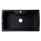 ALFI Brand AB3520DI-BLA Black 35" Drop-In Single Bowl Granite Composite Kitchen Sink