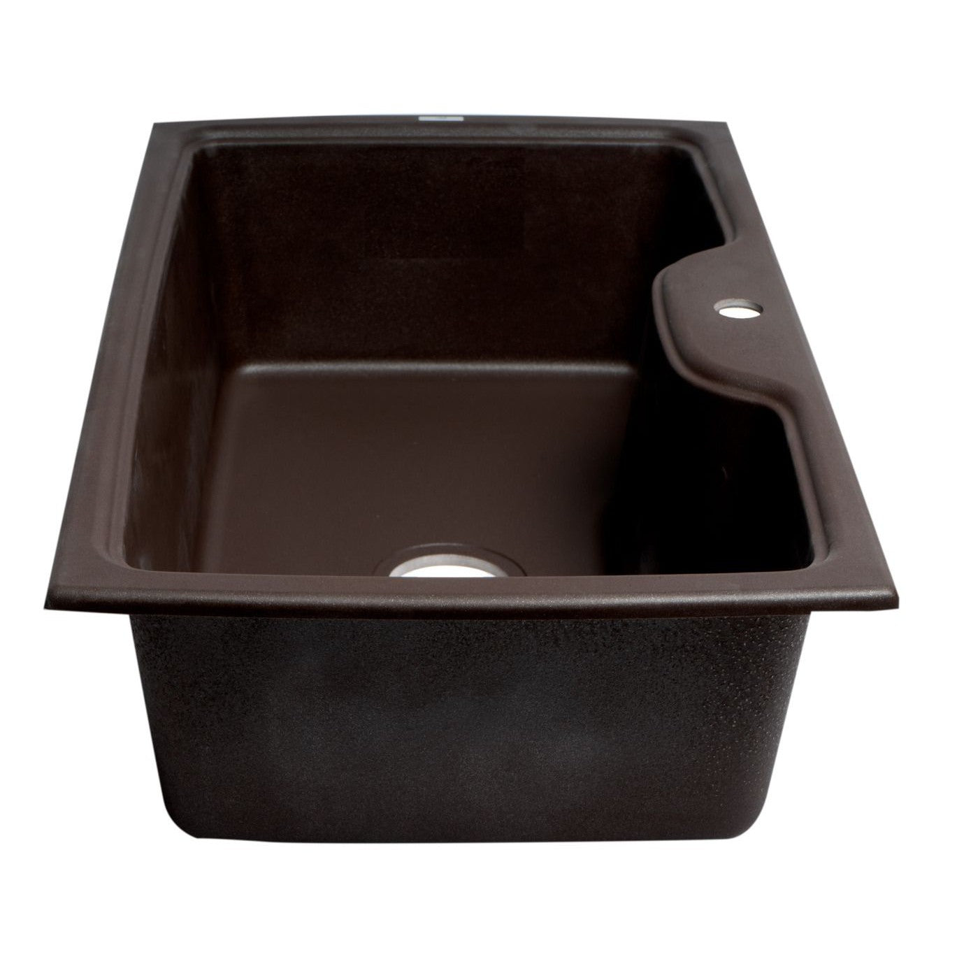 ALFI Brand AB3520DI-C Chocolate 35" Drop-In Single Bowl Granite Composite Kitchen Sink