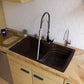 ALFI Brand AB3520DI-C Chocolate 35" Drop-In Single Bowl Granite Composite Kitchen Sink