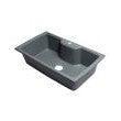 ALFI Brand AB3520DI-T Titanium 35" Drop-In Single Bowl Granite Composite Kitchen Sink