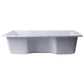 ALFI Brand AB3520DI-W White 35" Drop-In Single Bowl Granite Composite Kitchen Sink
