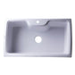 ALFI Brand AB3520DI-W White 35" Drop-In Single Bowl Granite Composite Kitchen Sink