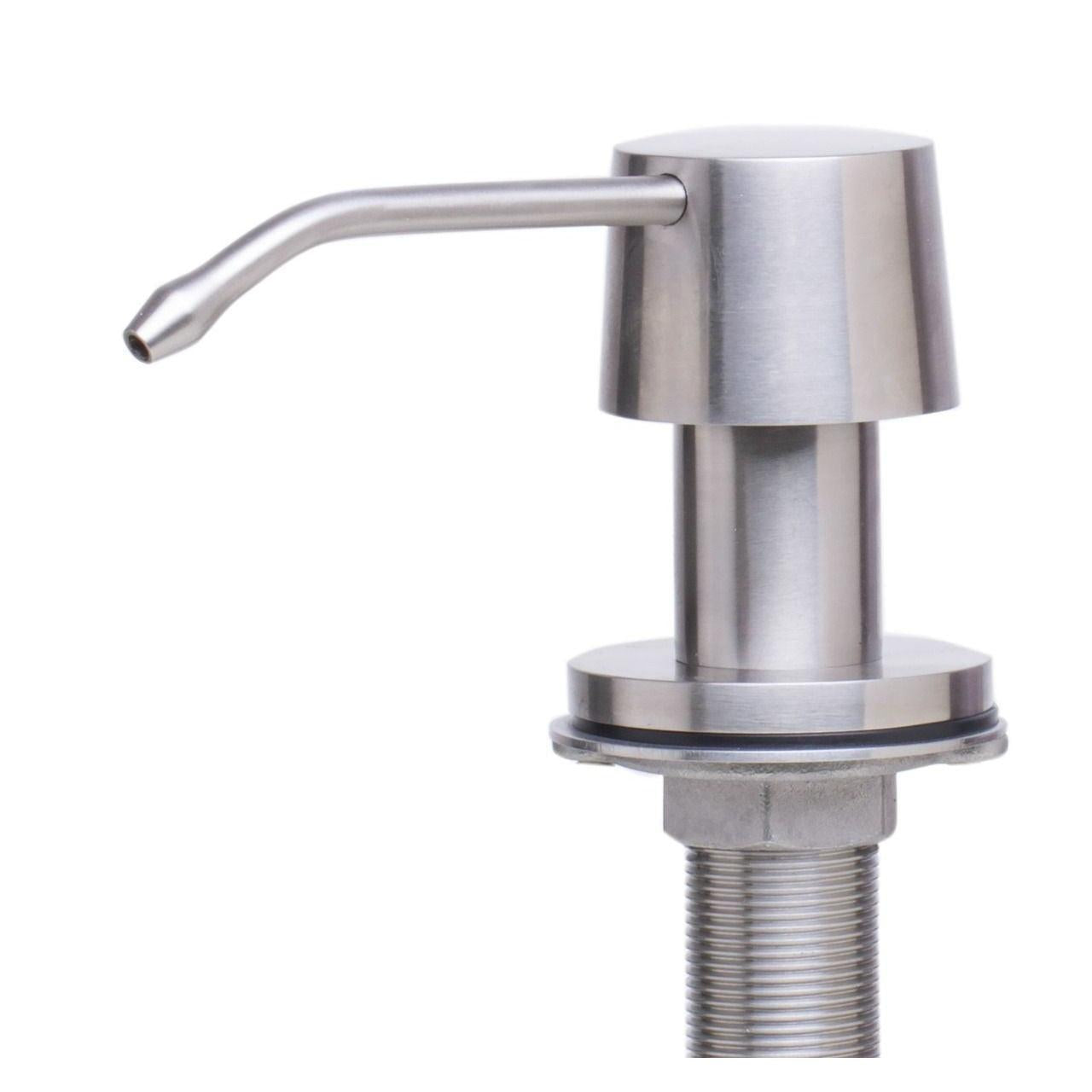 ALFI Brand AB5004-BSS Solid Brushed Stainless Steel Modern Soap Dispenser