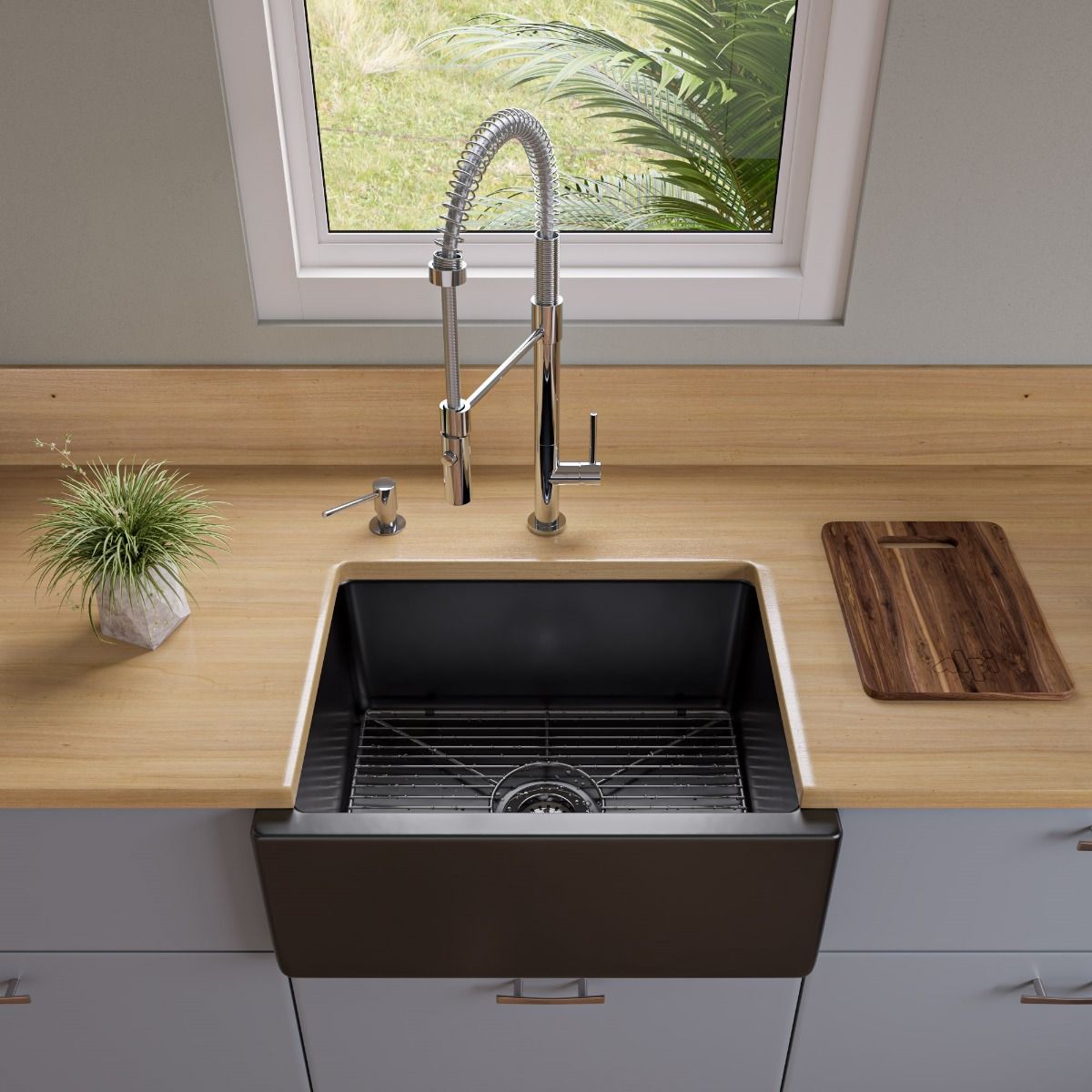 ALFI Brand AB5006-PSS Modern Round Polished Stainless Steel Soap Dispenser