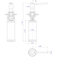 ALFI Brand AB5006-PSS Modern Round Polished Stainless Steel Soap Dispenser