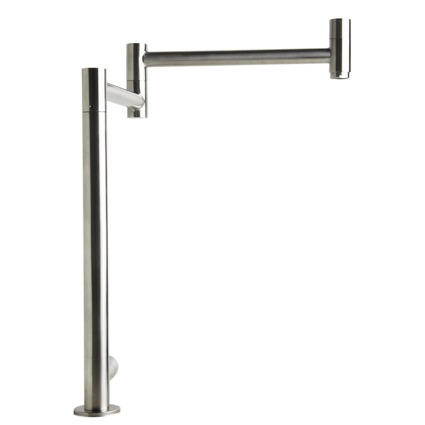 ALFI Brand AB5018-BSS Brushed Stainless Steel Retractable Pot Filler Faucet