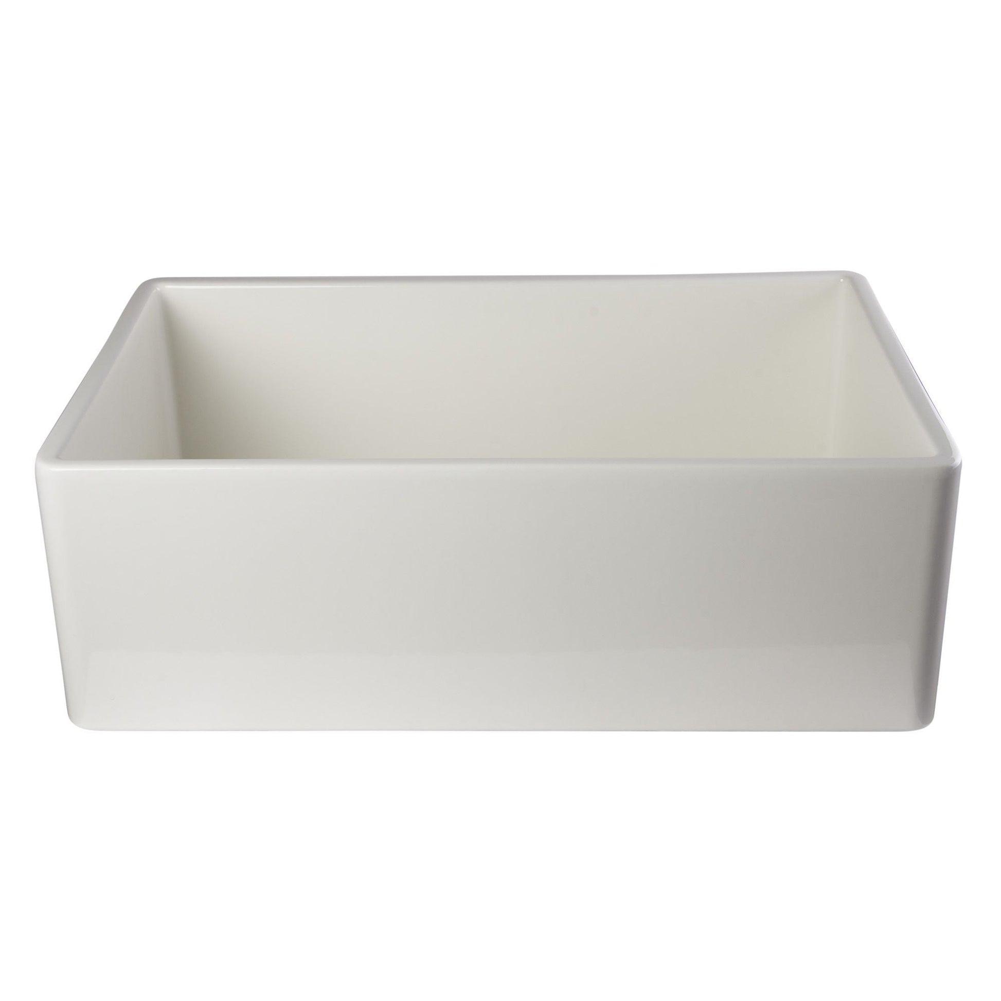 ALFI Brand AB510-B Biscuit 30" Contemporary Smooth Apron Fireclay Farmhouse Kitchen Sink