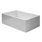 ALFI Brand AB536-W White 36" Smooth Apron Single Bowl Fireclay Farm Sink