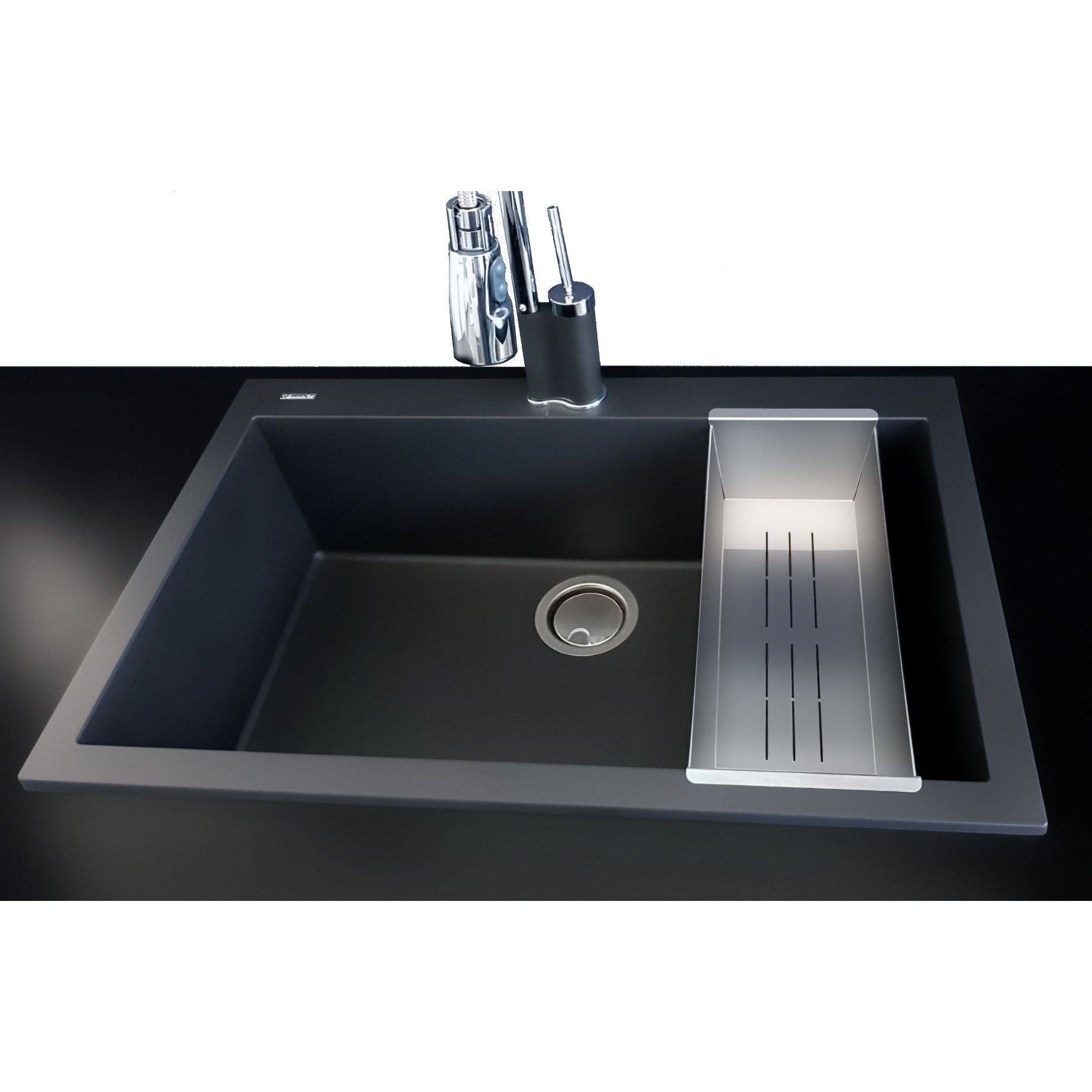 ALFI Brand AB85SSC Stainless Steel Colander Insert for Granite Sinks
