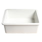 ALFI Brand ABF2718UD-W White 27" x 18" Fireclay Undermount / Drop In Firelcay Kitchen Sink