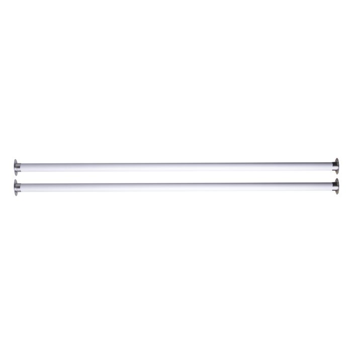 ALFI Brand ABUMSB Undermount Farm Sink Installation Kit 36" White Metal Rods