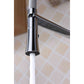 ANZZI Accent Series Single Hole Polished Chrome Kitchen Faucet With Euro-Grip Pull Down Sprayer