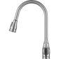 ANZZI Bell Series Single Hole Brushed Nickel Kitchen Faucet With Euro-Grip Pull Down Sprayer