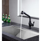 ANZZI Del Moro Series Single Hole Oil Rubbed Bronze Kitchen Faucet With Euro-Grip Pull Down Sprayer