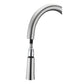ANZZI Orbital Series Single Hole Brushed Nickel Kitchen Faucet With Euro-Grip Pull Down Sprayer