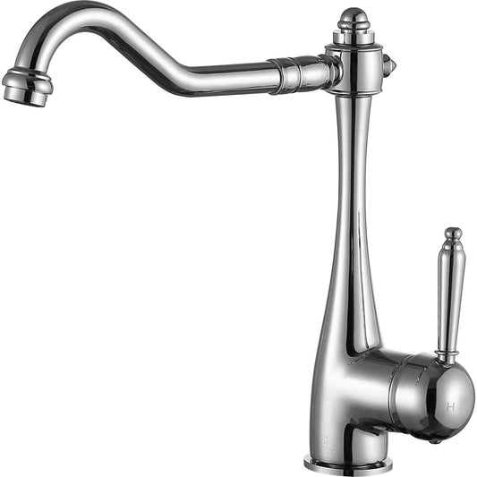 ANZZI Patriarch Series Single Hole Polished Chrome Kitchen Faucet