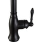 ANZZI Rodeo Series Single Hole Oil Rubbed Bronze Kitchen Faucet With Euro-Grip Pull Down Sprayer