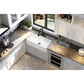 ANZZI Roine Series 36" x 18" Matte White Single Solid Surface Farmhouse Kitchen Sink