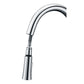 ANZZI Serena Series Single Hole Polished Chrome Kitchen Faucet With Euro-Grip Pull Down Sprayer