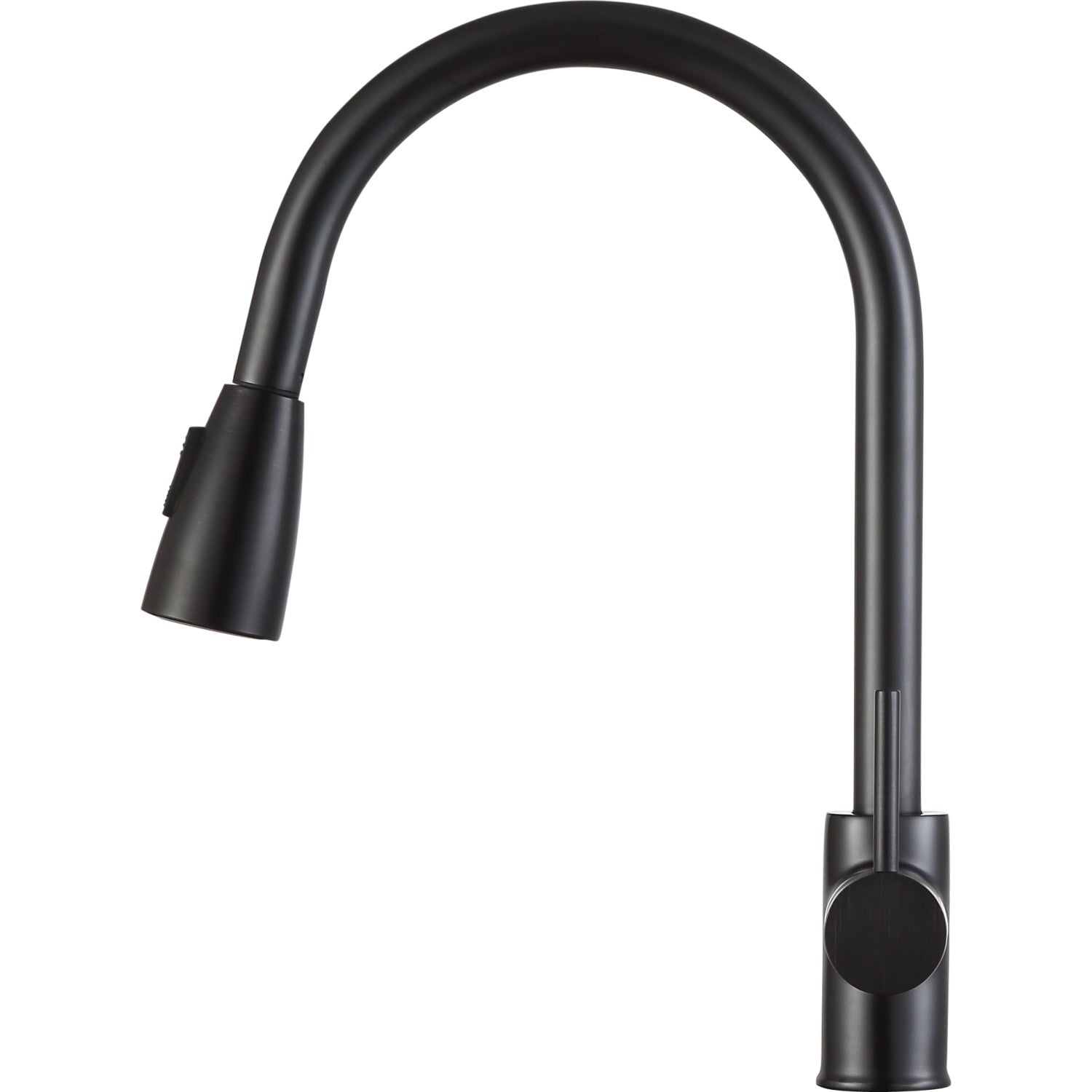 ANZZI Sire Series Single Hole Oil Rubbed Bronze Kitchen Faucet With Euro-Grip Pull Down Sprayer