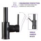 ANZZI Sire Series Single Hole Oil Rubbed Bronze Kitchen Faucet With Euro-Grip Pull Down Sprayer