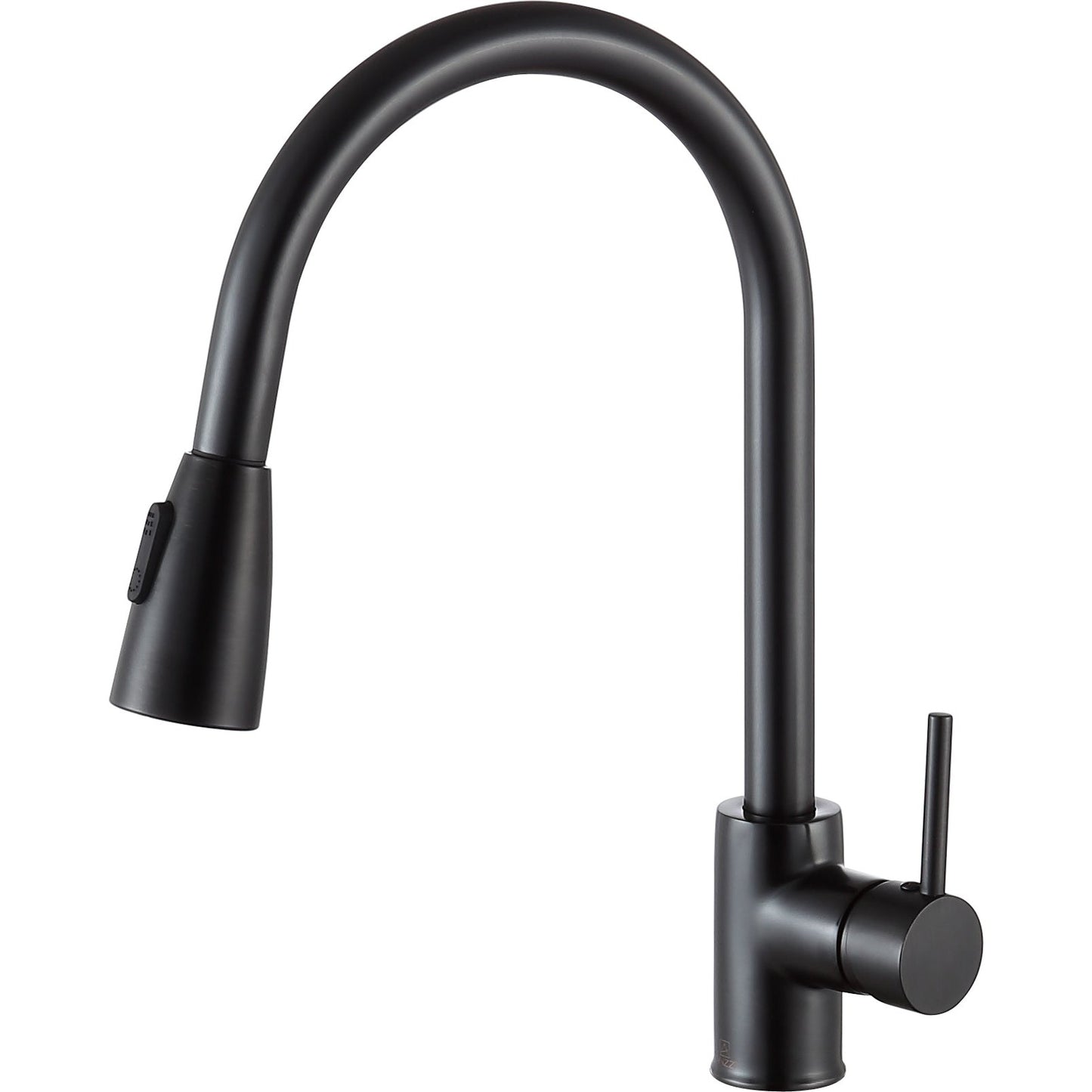 ANZZI Sire Series Single Hole Oil Rubbed Bronze Kitchen Faucet With Euro-Grip Pull Down Sprayer