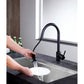 ANZZI Somba Series Single Hole Oil Rubbed Bronze Kitchen Faucet With Euro-Grip Pull Down Sprayer