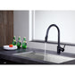 ANZZI Somba Series Single Hole Oil Rubbed Bronze Kitchen Faucet With Euro-Grip Pull Down Sprayer