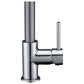 ANZZI Step Series Single Hole Polished Chrome Kitchen Faucet With Euro-Grip Pull Down Sprayer