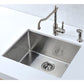 ANZZI Vanguard Series 23" Single Bowl Stainless Steel Undermount Kitchen Sink With Strainer and Drain Assembly