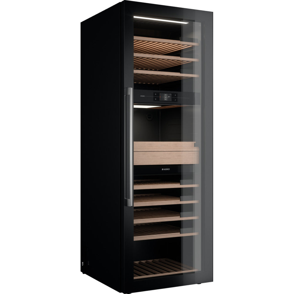 ASKO 27" Tri-Zone Freestanding/Built-In Wine Climate Cabinet - 190 Bottles Capacity